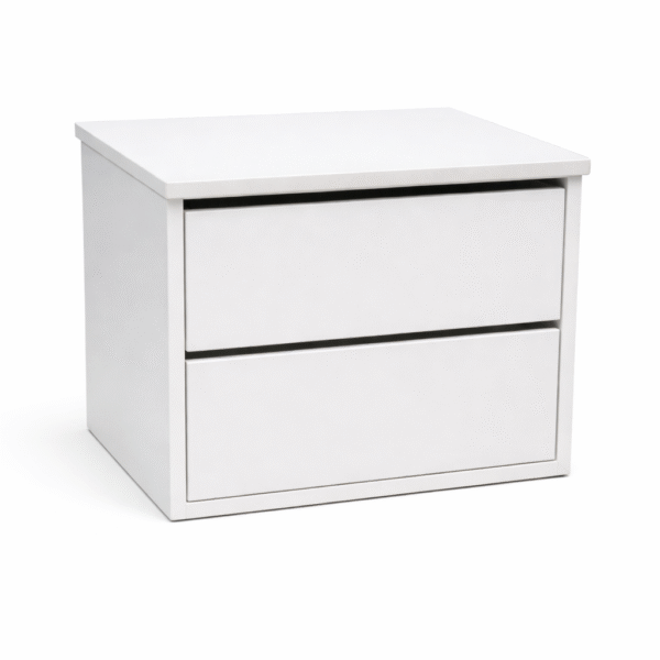 Velador con 2 cajones